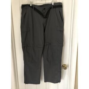 World Wide Sportsman Men’s Convertible Pants 44x30 Dark Gray